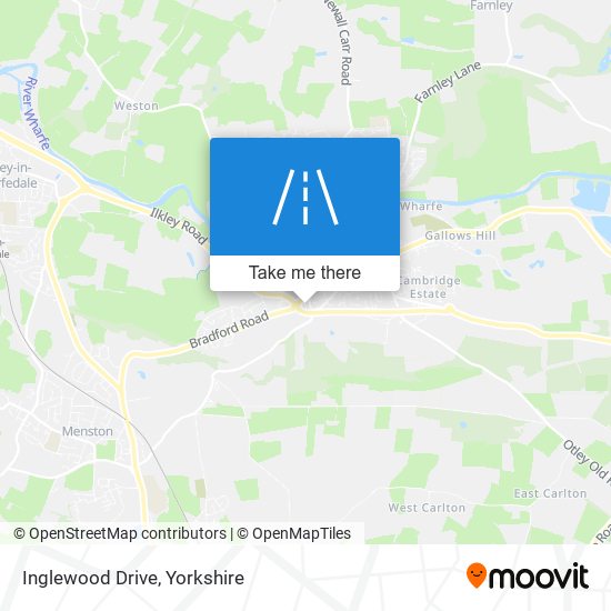 Inglewood Drive map