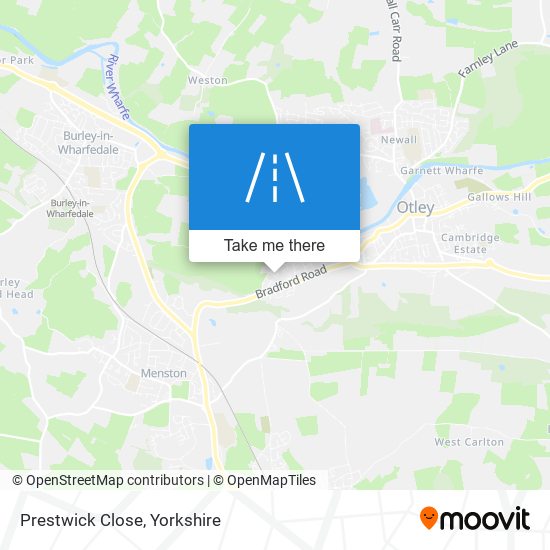 Prestwick Close map