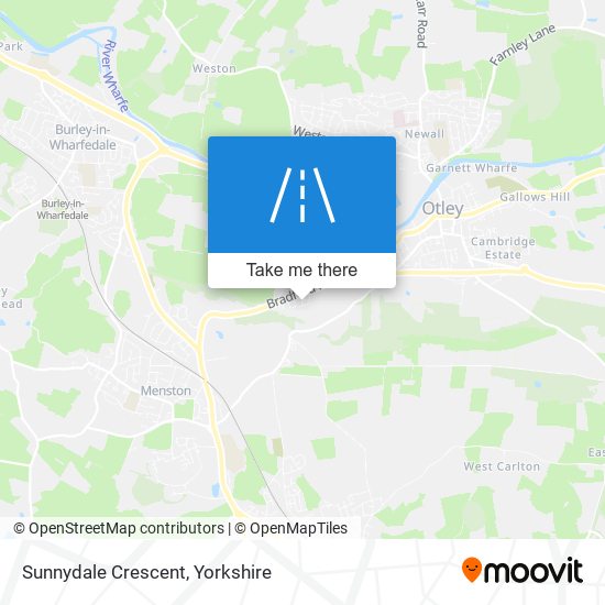 Sunnydale Crescent map