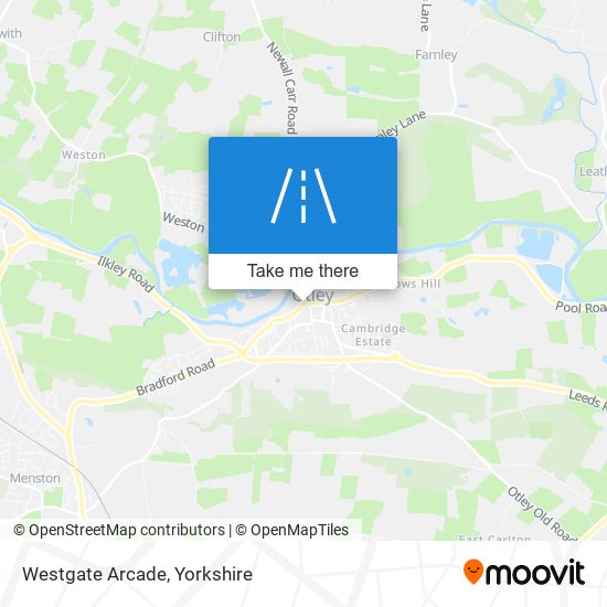 Westgate Arcade map
