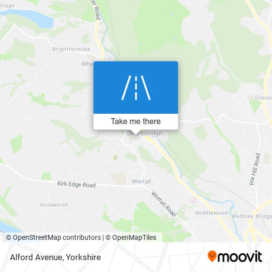 Alford Avenue map