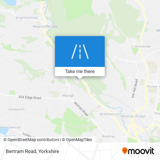 Bertram Road map