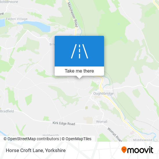 Horse Croft Lane map