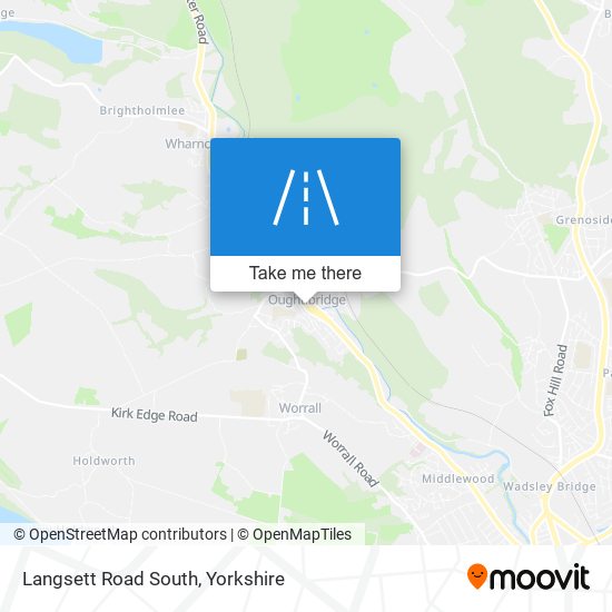 Langsett Road South map