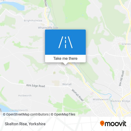 Skelton Rise map
