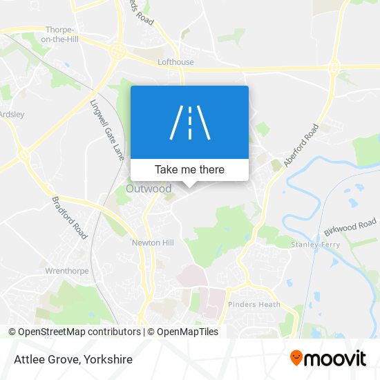 Attlee Grove map