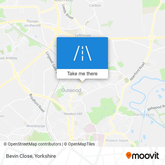 Bevin Close map