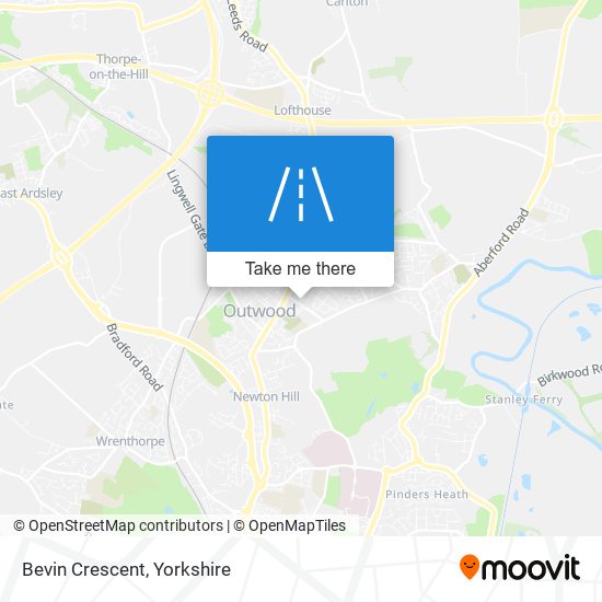 Bevin Crescent map