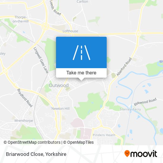 Briarwood Close map