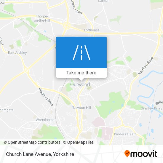 Church Lane Avenue map