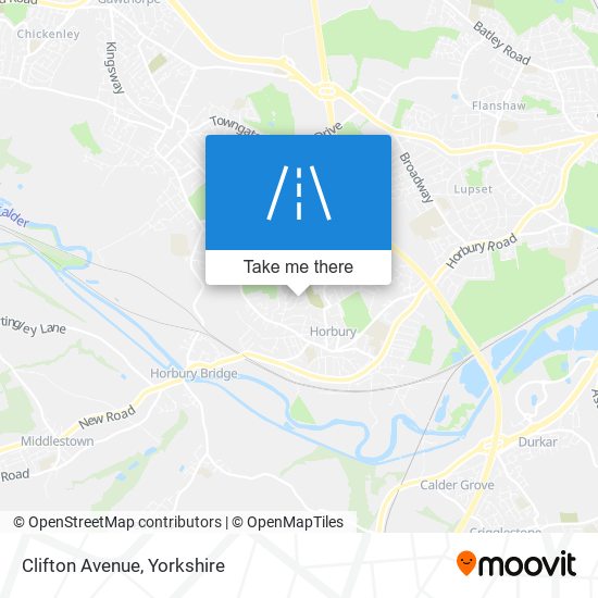 Clifton Avenue map