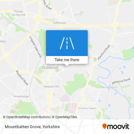 Mountbatten Grove map