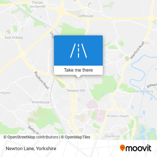Newton Lane map