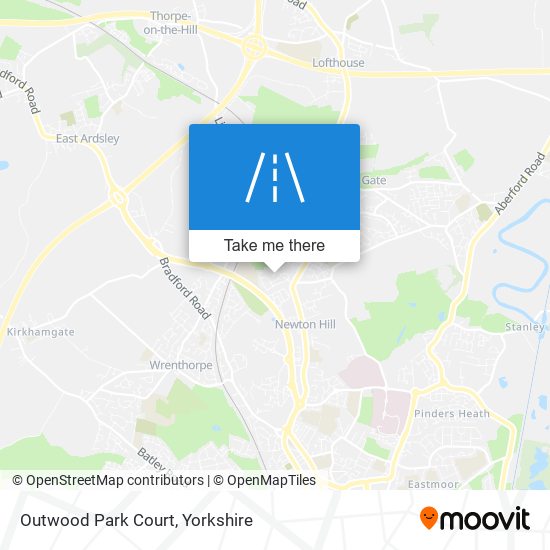 Outwood Park Court map