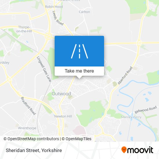 Sheridan Street map