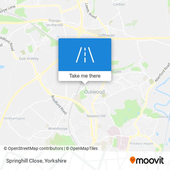 Springhill Close map