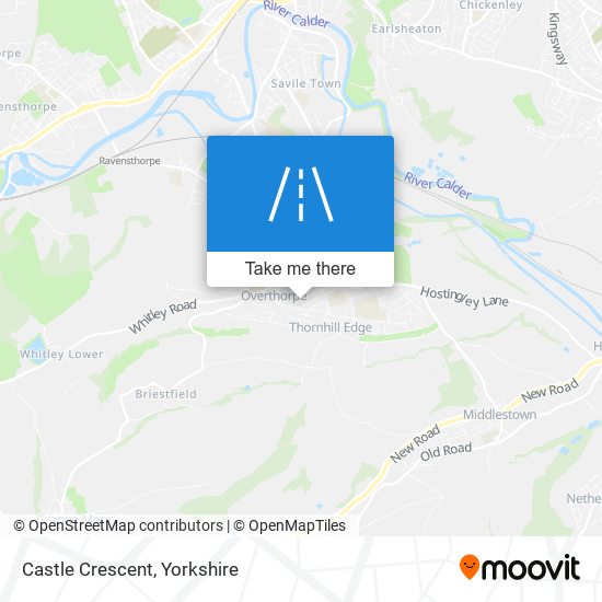 Castle Crescent map