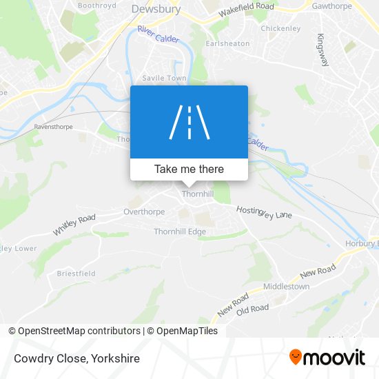 Cowdry Close map