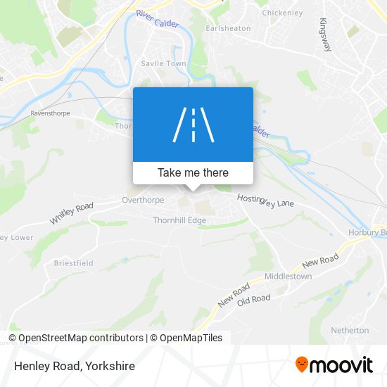 Henley Road map