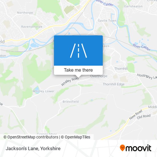 Jackson's Lane map