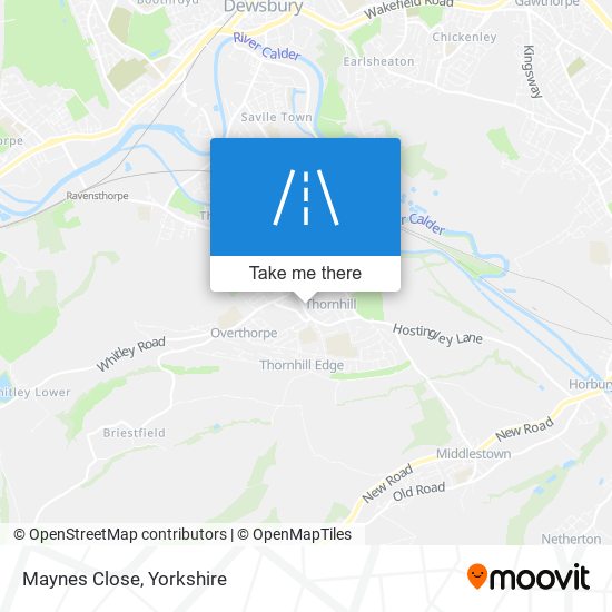Maynes Close map