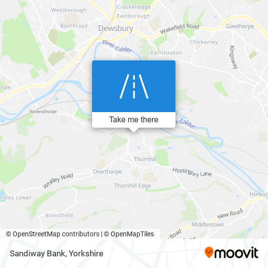 Sandiway Bank map