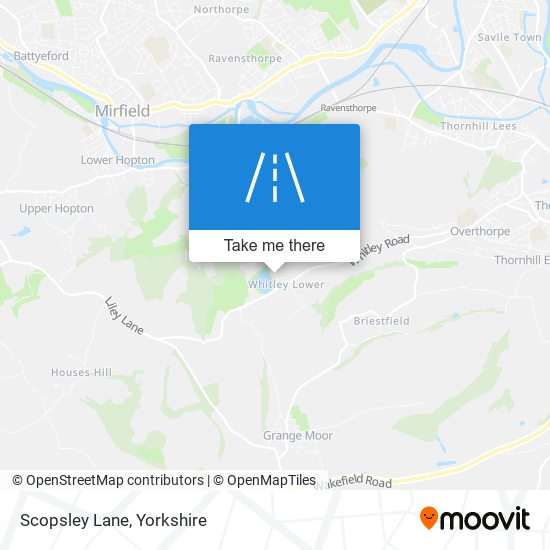 Scopsley Lane map