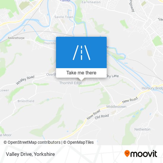 Valley Drive map