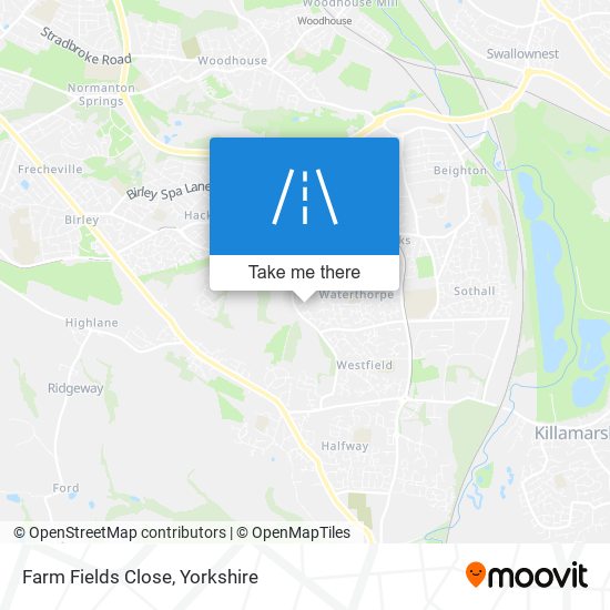 Farm Fields Close map