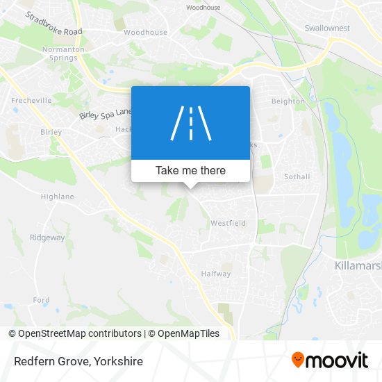 Redfern Grove map