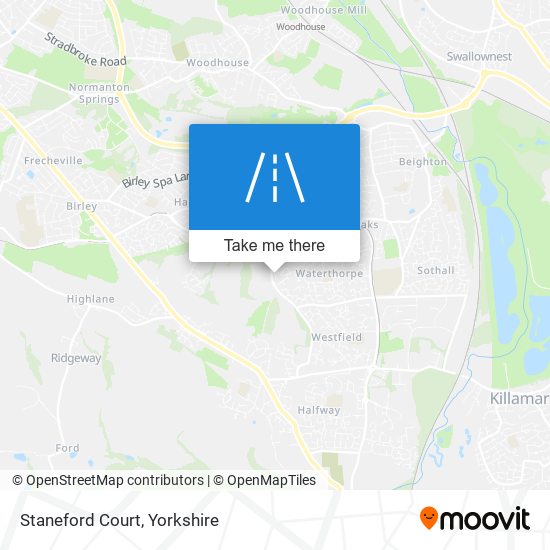 Staneford Court map