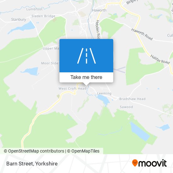 Barn Street map