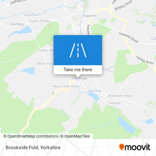 Brookside Fold map