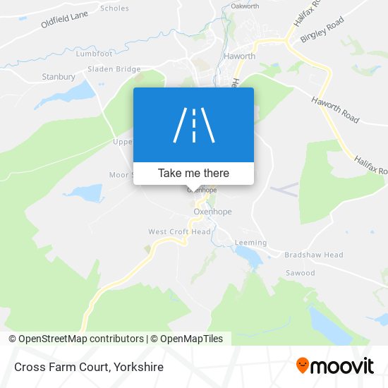 Cross Farm Court map