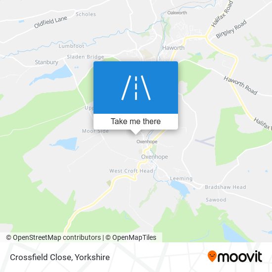 Crossfield Close map
