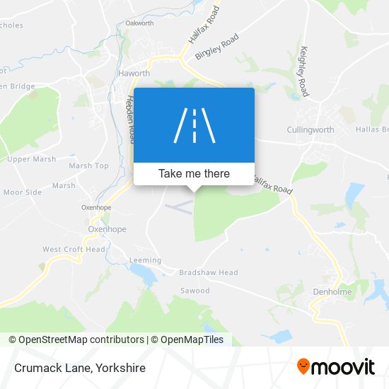 Crumack Lane map