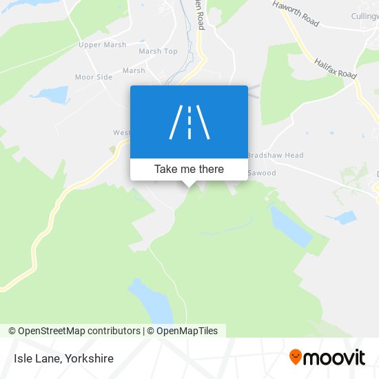 Isle Lane map