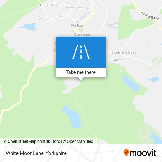 White Moor Lane map