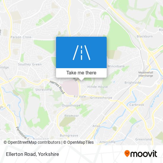 Ellerton Road map