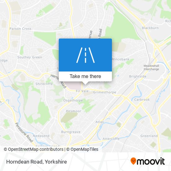 Horndean Road map