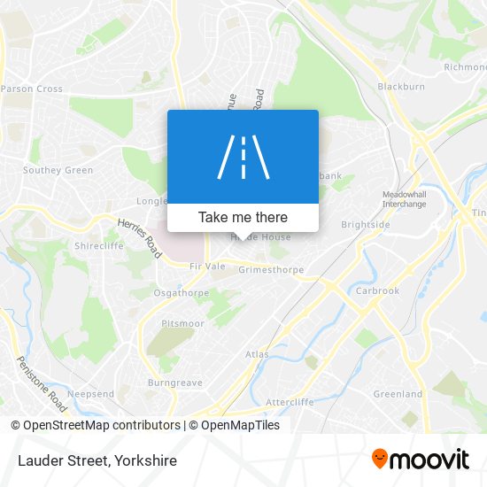 Lauder Street map