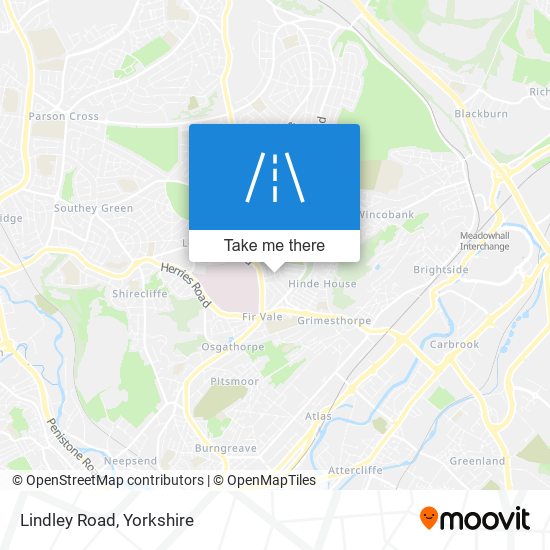 Lindley Road map