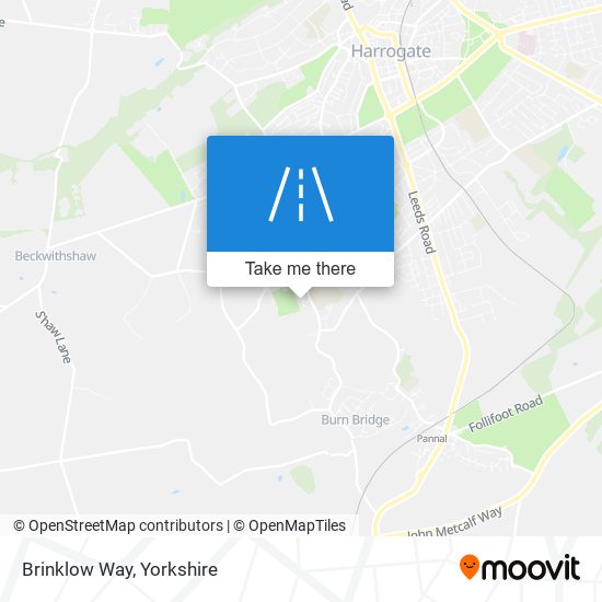 Brinklow Way map