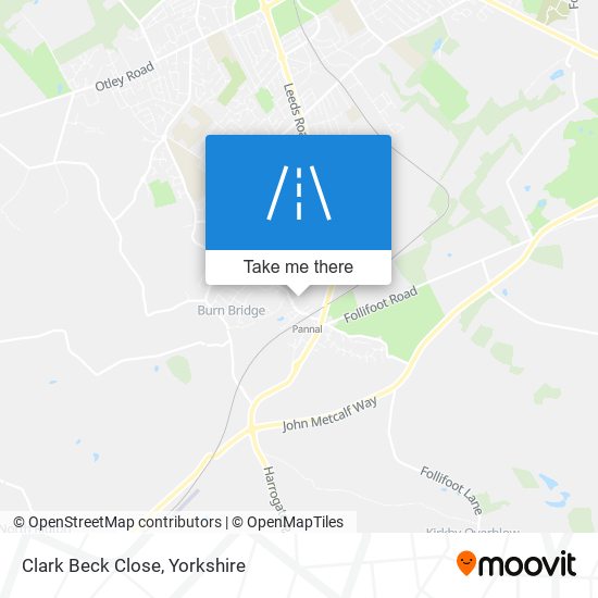 Clark Beck Close map