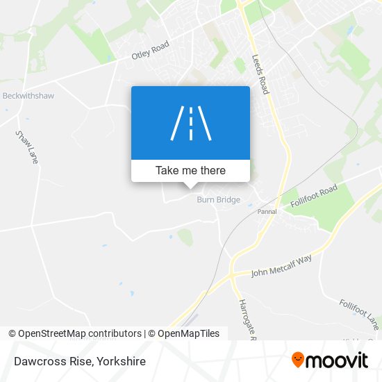 Dawcross Rise map