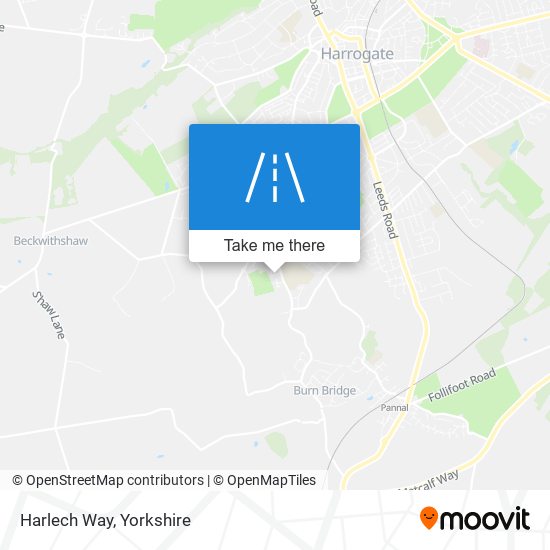 Harlech Way map