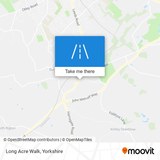 Long Acre Walk map