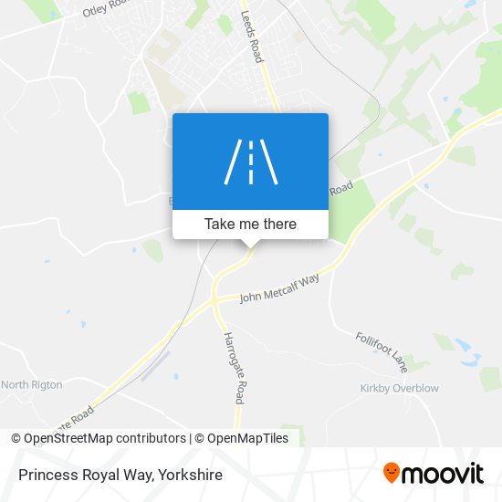 Princess Royal Way map