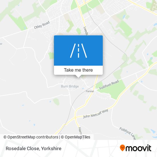 Rosedale Close map