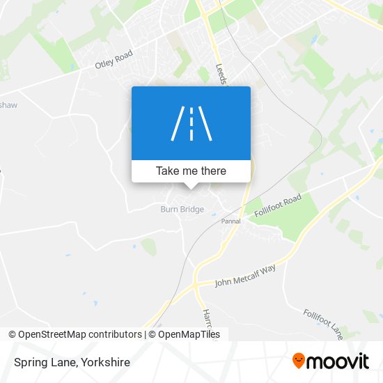 Spring Lane map